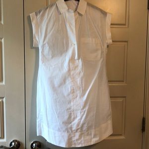 JCrew White tunic shirt dress